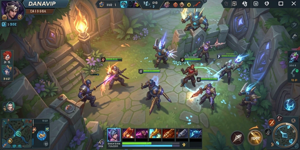 Gameplay seru dan strategis di DANAVIP.