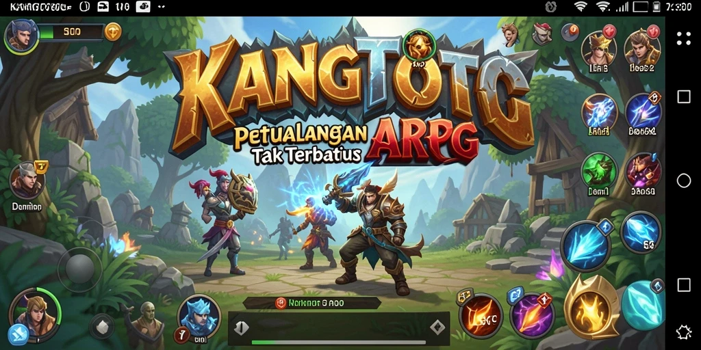 Screenshot menampilkan aksi mendebarkan dalam gameplay ARPG KANGTOTO.